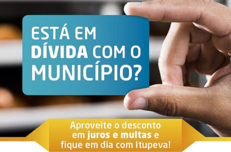 Dívidas com o município poderão ser parceladas com desconto em Itupeva