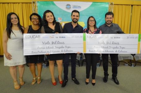 Cabreúva premia projetos de professores e escolas com R$ 60 mil