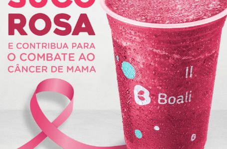 Boali apoia projeto ‘De Peito Aberto’ e cria suco rosa em homenagem ao Outubro Rosa