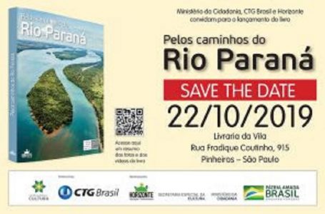 Livro interativo traz histórias e curiosidades sobre o rio Paraná