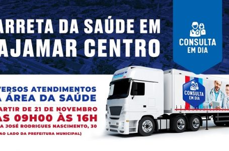 Cajamar-Centro receberá a Carreta da Saúde a partir desta quinta (21)