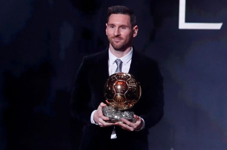 Messi conquista Bola de Ouro pela sexta vez