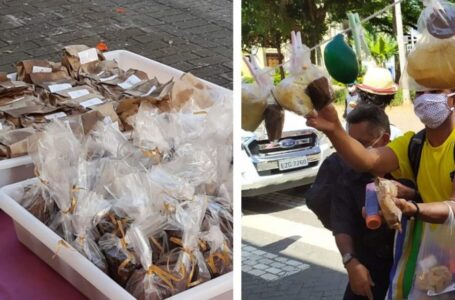 Voluntários de Jundiaí realizam 1º varal solidário para moradores de rua