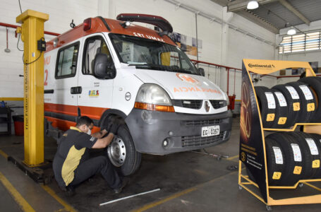 Continental Pneus doa pacote de manutenção para ambulâncias de Jundiaí