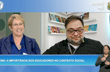 Educação e TVTEC fazem transmissão ao vivo com formação para educadores em Jundiaí