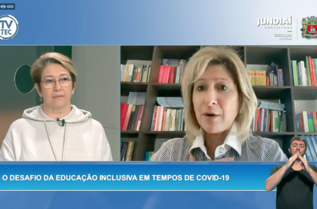 Educação prossegue com transmissões pela TVTEC para capacitação dos educadores em Jundiaí