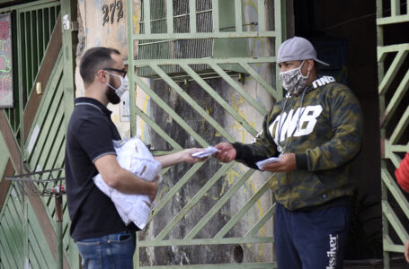 Moradores da Vila Esperança recebem 2,5 mil máscaras de tecido em Jundiaí