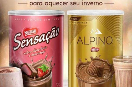 Sensação e Alpino vão virar achocolatados em pó