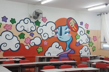 Projeto leva arte aos espaços físicos de escola estadual de São Paulo