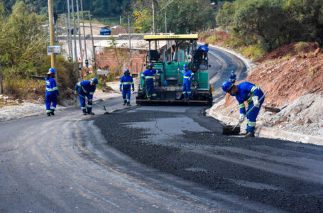 Obras de pavimentação do Bairro São Benedito avançam para mais uma etapa em Cajamar