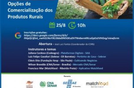 Agricultura realiza treinamento sobre plataformas digitais para vender produtos rurais