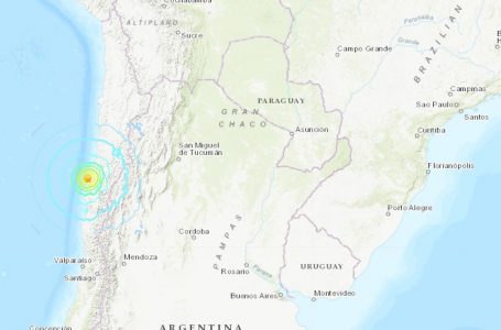 Forte terremoto atinge a região do Atacama, no norte do Chile