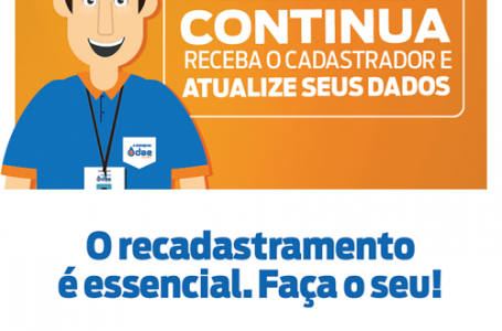 DAE Jundiaí retoma recadastramento de clientes, casa a casa