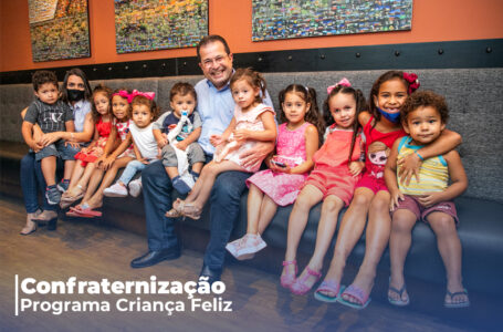 Vice-prefeito e secretária participam de confraternização do Programa Criança Feliz