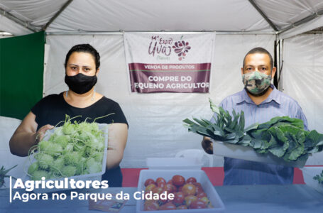 Com mudança de local, agricultores passam a comercializar seus produtos no Parque