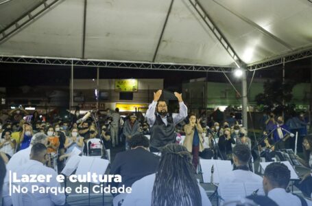 Público comparece ao Parque da Cidade e se encanta com Banda Sinfônica