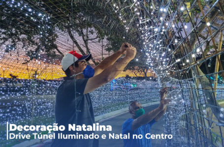 Últimos ajustes para o Natal Iluminado; programação começa na noite desta sexta (10)