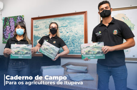 Caderno de Campo será entregue a todos os agricultores de Itupeva