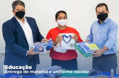 Prefeitura começa a entregar material e uniforme escolar aos alunos da Rede Municipal