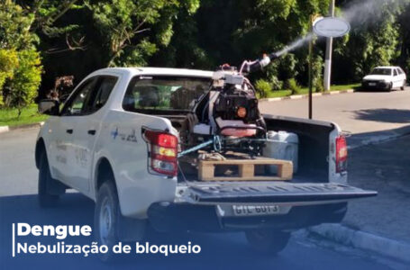 Unidade de Vigilância de Zoonoses realiza nebulização de bloqueio contra a dengue