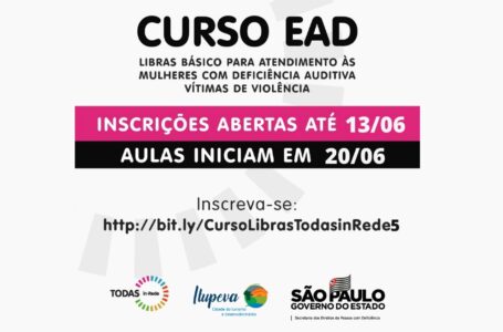 Todas in Rede abre inscrições para curso gratuito de ‘Libras Básico’