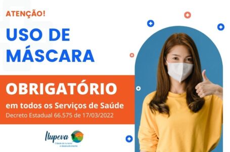 Em Itupeva, uso de máscara continua obrigatório em serviços de Saúde